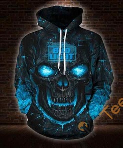 Bud Light Lava Skull 3D All-Over Print Hoodie for Men and Women