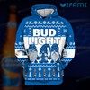 Bud Light Nordic Gnomes All Over Print Zip Up Hoodie for Men - Beer Lovers Gift