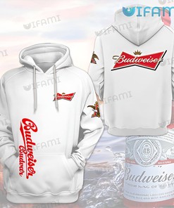 Budvar All Over Print Hoodie for Men - Budweiser Gift