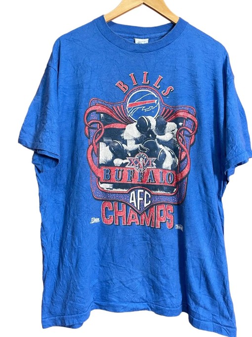 Buffalo Bills AFC Champs Vintage Style 90s NFL Sweatshirt T-shirt - Ideal Gift for Fans - NCAA shirts for men