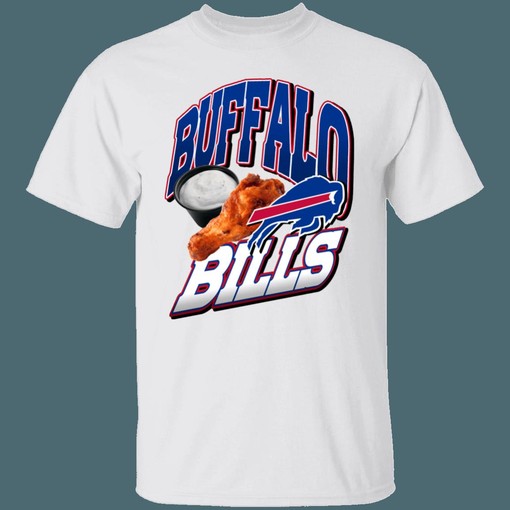Buffalo Bills BUFFALO WINGS NFL Tee, Sweatshirt, and Hoodie Gifts for Fans - NFL Apparel - Image 2