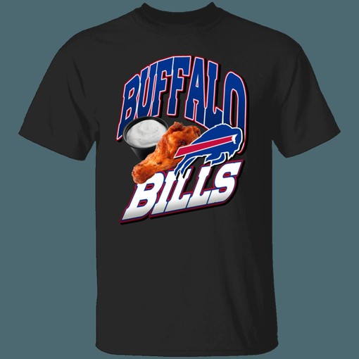 Buffalo Bills BUFFALO WINGS NFL Tee, Sweatshirt, and Hoodie Gifts for Fans - NFL Apparel - Image 3