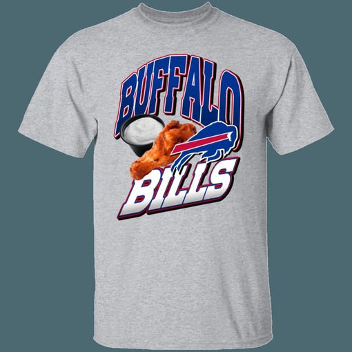 Buffalo Bills BUFFALO WINGS NFL Tee, Sweatshirt, and Hoodie Gifts for Fans - NFL Apparel - Image 4