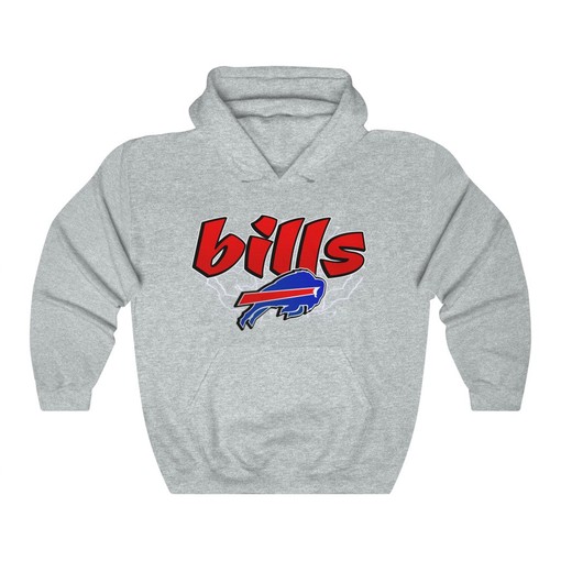 Buffalo Bills Vintage NFL Hoodie Sweatshirt Sport Shirt - Classic NFL Apparel for Football Lovers - Image 4