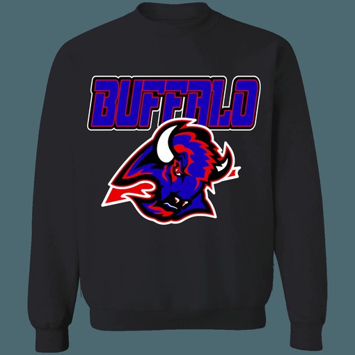 Buffalo Sabres Bills Retro NHL Sweatshirt - Great Memorabilia for Hockey Fans - Image 2