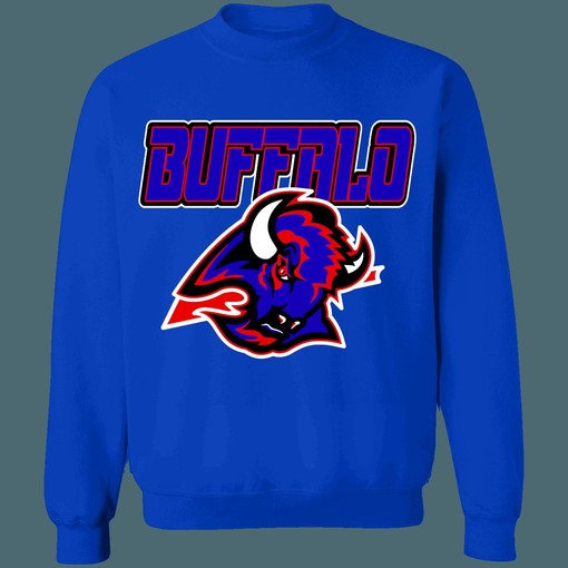 Buffalo Sabres Bills Retro NHL Sweatshirt Hoodie - Great for Hockey Lovers - Image 3