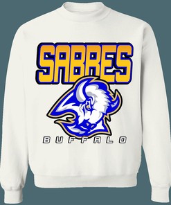 Buffalo Sabres GOAT HEAD Vintage 90s NHL Crewneck Sweatshirt Hoodie Shirt - Perfect Gift for Hockey Fans
