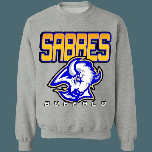 Buffalo Sabres GOAT HEAD Vintage 90s NHL Crewneck Sweatshirt Hoodie Shirt - Perfect Gift for Hockey Fans - Image 4