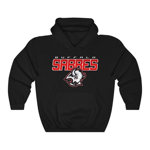 Buffalo Sabres Goat Head Vintage 90s NHL Heavyweight Hoodie Sweatshirt Sport Shirt - Best for Hockey Enthusiasts