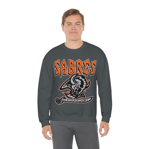 Buffalo Sabres HALLOWEEN Retro NHL Sweatshirt Hoodie T-Shirt for Hockey Lovers - Unique Gift for NHL Fans - Image 4