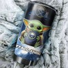 Buffalo Sabres NHL Tumbler Baby Yoda Design Tumbler for NHL Fans Who Love Gift