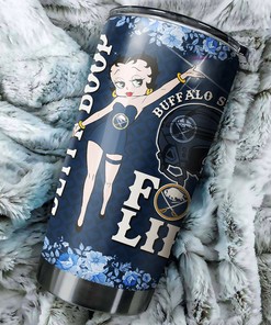 Buffalo Sabres NHL Tumbler - Betty Boop Retro Tumbler for Vintage Fans - G Fanatics