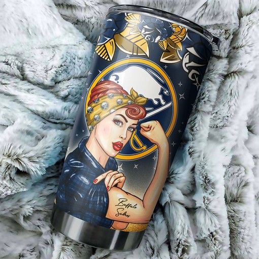 Buffalo Sabres NHL Tumbler NHL Logo Strong Best Mom Ever Tumbler, Perfect for Dedicated Fans and Personalized Tumblers - Image 2