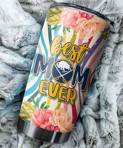Buffalo Sabres NHL Tumbler Personalized Floral Mom Tumbler, Ideal for Dedicated NHL Collectors