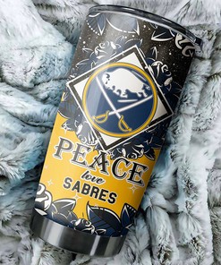 Buffalo Sabres NHL Tumbler with Hockey Grunge Design - Perfect Gift for Fans