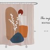 Bunte Pflanzen Vintage Bathroom Shower Curtains, Wasserfest und Waschbar for Unique Home Decor