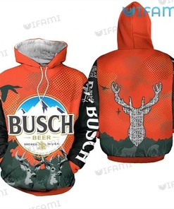 Busch Beer Deer Hunting All Over Print 3D Hoodie - Must-have for Beer Lovers
