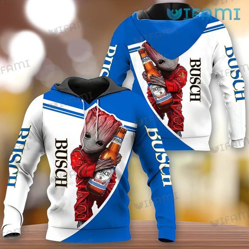 Busch Beer Groot All Over Print 3D Hoodie - Amazing Gift for Beer Lovers