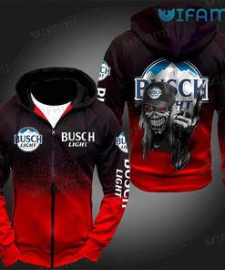 Busch Light Danger All Over Print Hoodie for Beer Lovers with 3D Design