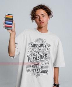 But First Coffee Good Coffee Is A Pleasure Good Friends Are A Treasure Unisex Tee, Coffee Lovers Shirt