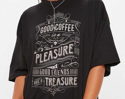 But First Coffee Good Coffee Is A Pleasure Good Friends Are A Treasure Unisex Tee, Coffee Lovers Shirt - Image 2