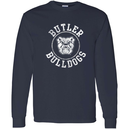 Butler Bulldogs Distressed Circle Logo Shirt Sweatshirt Hoodie perfect for NCAA Shirts Fans