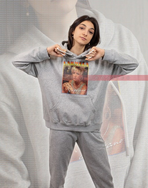 CARMELA SOPRANO Unisex Sweatshirt, Vintage Mafia Boss Homage Tee, Gangster Goodfellas Shirt, Movie Fan Gifts - Image 2