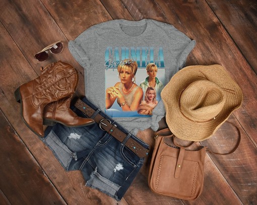 CARMELA SOPRANO Unisex Tee, Vintage Mafia Boss Homage Shirt, Gangster Goodfellas Movie Shirts, Film T-shirts - Image 3