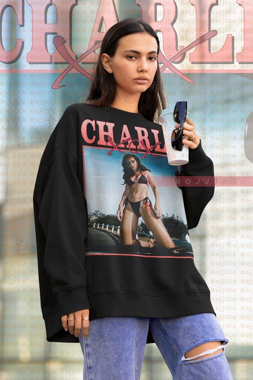CHARLI XCX Homage Sweatshirt, Vintage 90s Music Tee, Boom Clap Fan Apparel, Movie Shirts for Women
