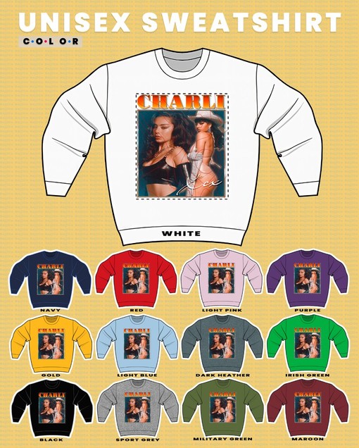 CHARLI XCX Style Hoodie, Retro 90s Music Sweatshirt, Boom Clap Fan Merch, Movie Shirts for Men - Image 3