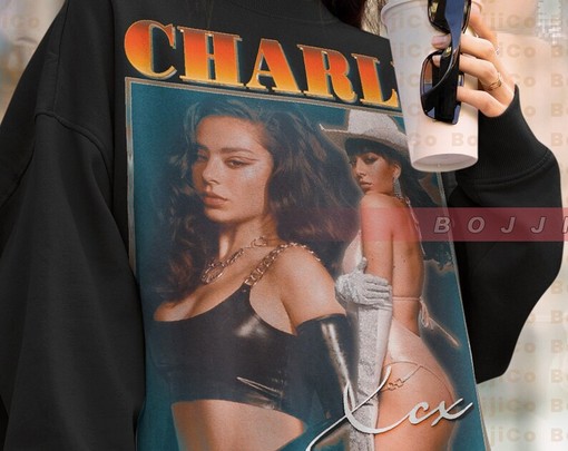 CHARLI XCX Style Hoodie, Retro 90s Music Sweatshirt, Boom Clap Fan Merch, Movie Shirts for Men - Image 4