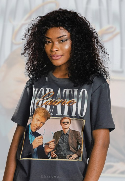 CSI Miami - Horatio Caine Tee - Vintage Movie Shirts for Men - Minimalist Shirt Design