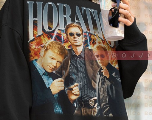 CSI Miami Horatio Caine Vintage Sweater, Lt. Horatio Caine Shirt Retro 90s, Police Crime Drama Fan Tees for Men - Image 4