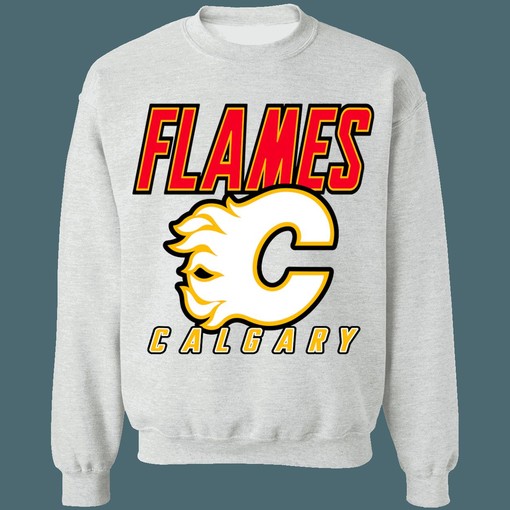 Calgary Flames 90s Retro NHL Sweatshirt Hoodie T-Shirt for Hockey Lovers - Best for NHL Fans