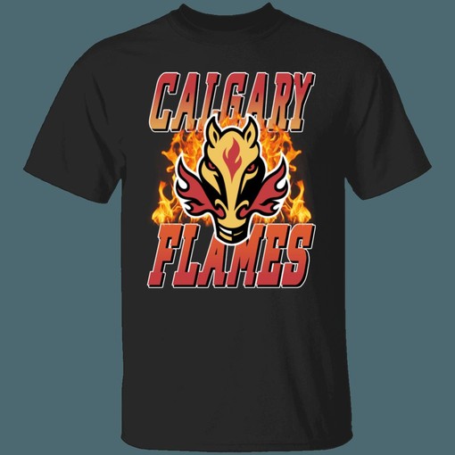 Calgary Flames BLASTY Retro NHL Tee, Sweatshirt, and Hoodie National Hockey League Shirt - Official NHL Apparel
