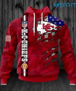 Camo Go Chiefs 3D Hoodie for Fans with All Over Print Design