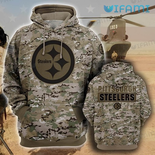 Camouflage Unique - Steelers Army All Over Print Hoodie with Distinctive Design