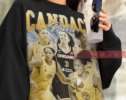 Candace Parker Unisex Tee, Retro Hoops Fans Shirt, Vintage 90s Basketball T-shirt, Movie Shirts for Men - Image 4