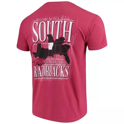 Cardinal Arkansas Razorbacks Comfort Colors T-Shirt Perfect for NCAA Shirts Fans