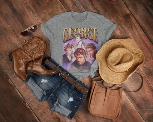 Careless Whisperer GEORGE MICHAEL Homage Tshirt for Music Lovers - Image 3