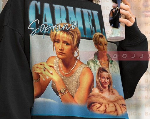 Carmela Soprano Retro Sweatshirt, Vintage Homage Sweater, La Cosa Nostra Gangster Goodfellas Shirt - Image 4