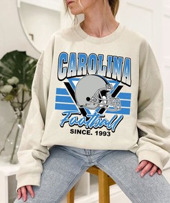 Carolina Football Team Sweatshirt, Retro NFL Football Shirt for Carolina Fans, NCAA Shirts