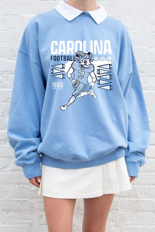 Carolina Football UNC Tar Heels Sweatshirt - NCAA Shirts for Men - Image 2