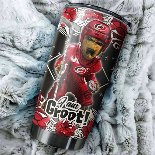 Carolina Hurricanes NHL Tumbler - I Am Groot Edition for Fans