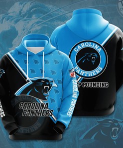 Carolina Panthers All-Over Print 3D Hoodie with Graphic Design