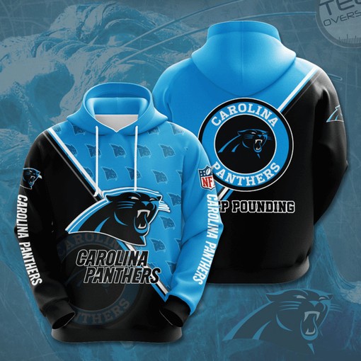 Carolina Panthers All-Over Print 3D Hoodie with Graphic Design