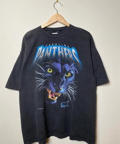 Carolina Panthers Big Face 90s Vintage Style Sweatshirt T-shirt - Ideal Gift for Football Fans