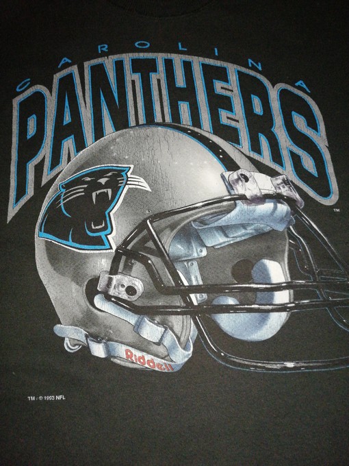Carolina Panthers NFL Usa Vintage 90s Style Sweatshirt T-shirt - Ideal Gift for Fans - Mens Sport Shirts - Image 2