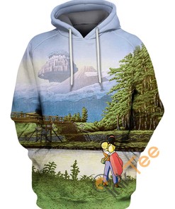 Castle In The Sky Laputa All Over Print 3D Hoodie