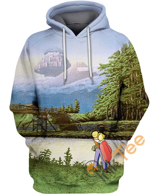 Castle In The Sky Laputa All Over Print 3D Hoodie
